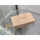 LADY Dior CARD HOLDER Patent Cannage Calfskin Nude High