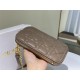 LADY Dior PHONE HOLDER Cannage Lambskin Taupe High