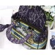 MEDIUM LADY D-LITE BAG Dior Constellation Embroidery Blue High