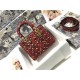 MEDIUM LADY Dior BAG Snake Red High