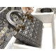 MEDIUM LADY Dior BAG Snake Grey High