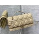 MISS DIOR MINI BAG Cannage Lambskin Beige High