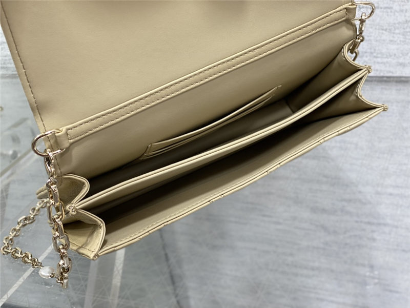 MISS DIOR MINI BAG Cannage Lambskin Beige High