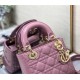 MINI LADY Dior BAG Patent Cannage Calfskin Powder Pink High