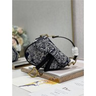 MINI SADDLE BAG Toile de Jouy Reverse Jacquard High