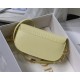 Dior BOBBY EAST-WEST BAG Box Calfskin Light Yellow High