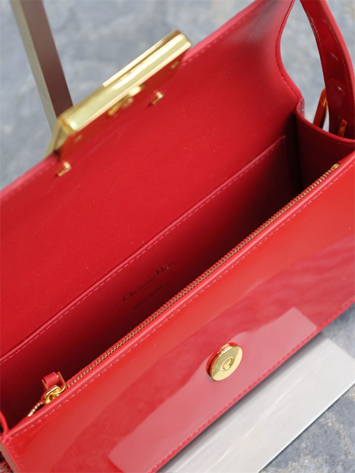 MISS DIOR FLAP BAG Patent Calfskin High