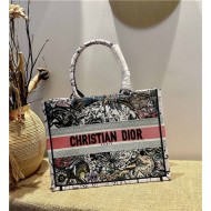 MEDIUM Dior BOOK TOTE Embroidery High