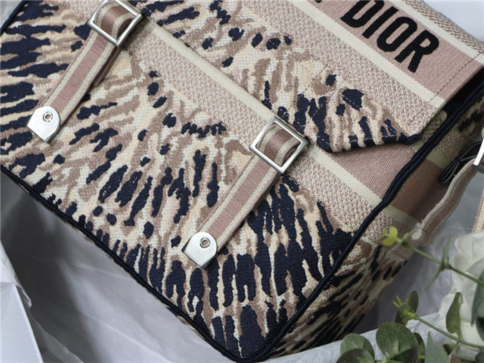 MEDIUM DiorCAMP BAG Embroidery High