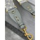 SHOULDER STRAP Dior Oblique Embroidered Grey High