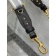 ADJUSTABLE SHOULDER STRAP 'Christian Dior' Embroidery Grey High