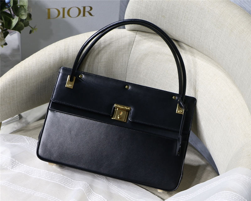 Dior PARISIENNE BAG Smooth Calfskin Black High