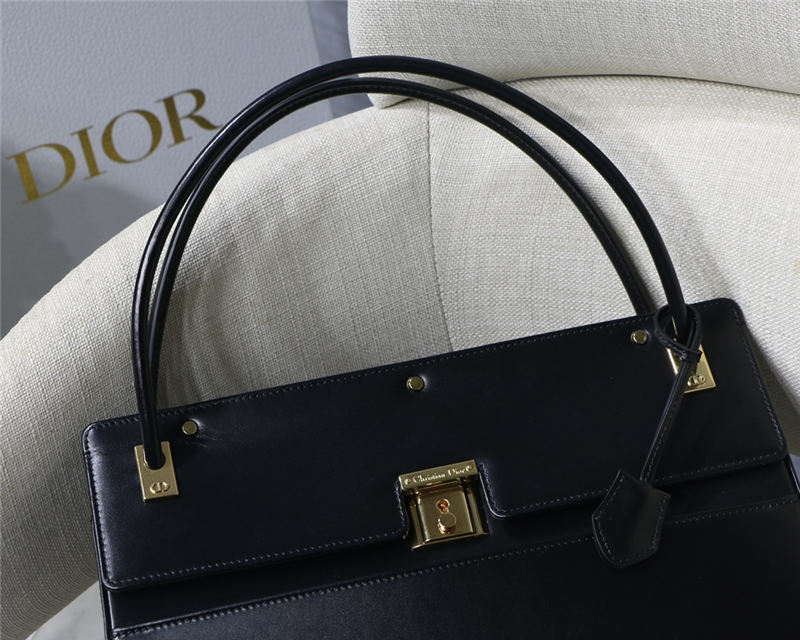 Dior PARISIENNE BAG Smooth Calfskin Black High