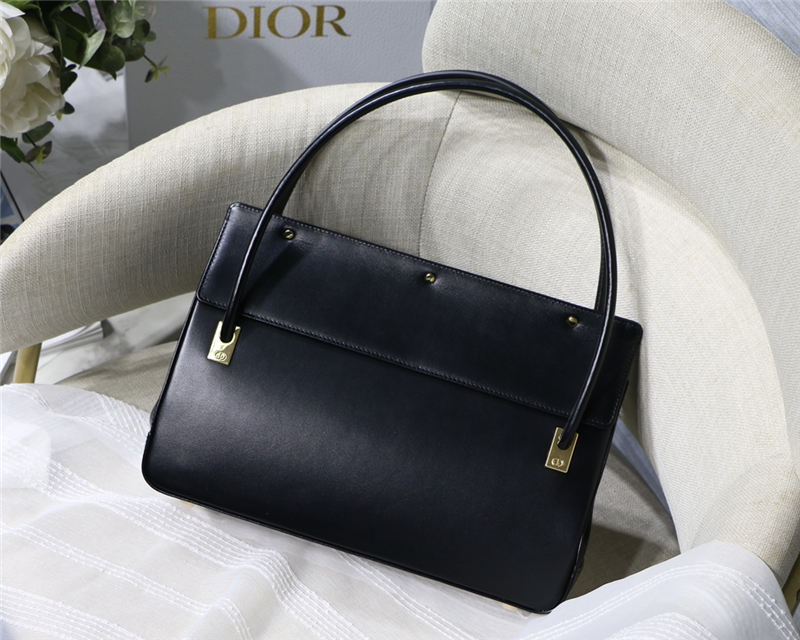 Dior PARISIENNE BAG Smooth Calfskin Black High