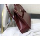 Dior PARISIENNE BAG Smooth Calfskin Burgundy High