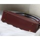 Dior PARISIENNE BAG Smooth Calfskin Burgundy High