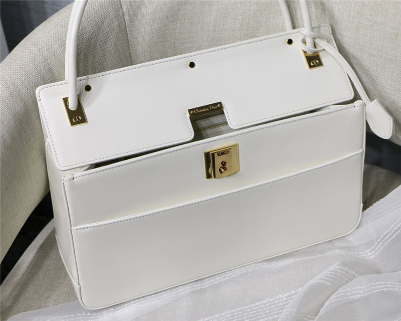 Dior PARISIENNE BAG Smooth Calfskin White High