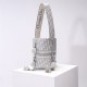 Dior BUBBLE BUCKET BAG Dior Oblique Embroidery Grey High