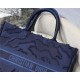 LARGE Dior BOOK TOTE Tassle Denim High