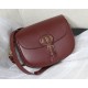 MEDIUM Dior BOBBY BAG Box Calfskin Burgundy High