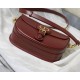 MEDIUM Dior BOBBY BAG Box Calfskin Burgundy High