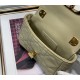 MICRO Dior CARO BAG Supple Cannage Calfskin Beige High