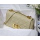 MEDIUM Dior CARO BAG Supple Cannage Calfskin Beige High