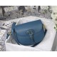 MEDIUM Dior BOBBY BAG Box Calfskin Ocean Blue High