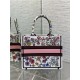 SMALL Dior BOOK TOTE Florilegio Embroidery High