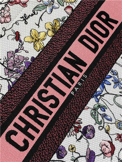 MEDIUM Dior BOOK TOTE Florilegio Embroidery High