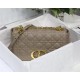 MEDIUM Dior CARO BAG Supple Cannage Calfskin Taupe High