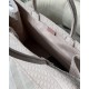 LARGE Dior BOOK TOTE Dior Oblique Embroidery Pink High