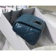 MEDIUM Dior CARO BAG Quilted Macrocannage Calfskin Ocean Blue High