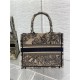 SMALL Dior BOOK TOTE Toile de Jouy Voyage Embroidery Beige High