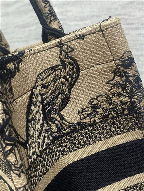 SMALL Dior BOOK TOTE Toile de Jouy Voyage Embroidery Beige High