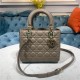 MEDIUM LADY Dior BAG Cannage Lambskin Enamel High 