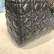 MEDIUM LADY Dior BAG Cannage Lambskin Enamel High 