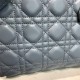 MEDIUM LADY Dior BAG Cannage Lambskin Enamel High 