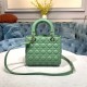 MEDIUM LADY Dior BAG Cannage Lambskin Enamel High 