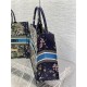 LARGE Dior BOOK TOTE Multicolor D-Constellation Embroidery High