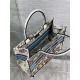 MEDIUM Dior BOOK TOTE Multicolor D-Constellation Embroidery High