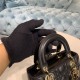 SMALL LADY Dior MY ABCDior BAG Cannage Lambskin Enamel Inside Suede High