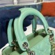 SMALL LADY Dior MY ABCDior BAG Cannage Lambskin Enamel Inside Suede High