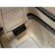 SMALL DiorCAMP BAG Jute Canvas Embroidered with Dior Union Motif High