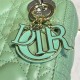 MINI LADY Dior BAG Cannage Lambskin Enamel Green High