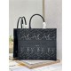 LARGE Dior BOOK TOTE Embroidery with Macramé Effect High