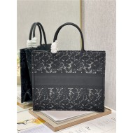 LARGE Dior BOOK TOTE Embroidery with Macramé Effect High