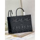 LARGE Dior BOOK TOTE Embroidery with Macramé Effect High