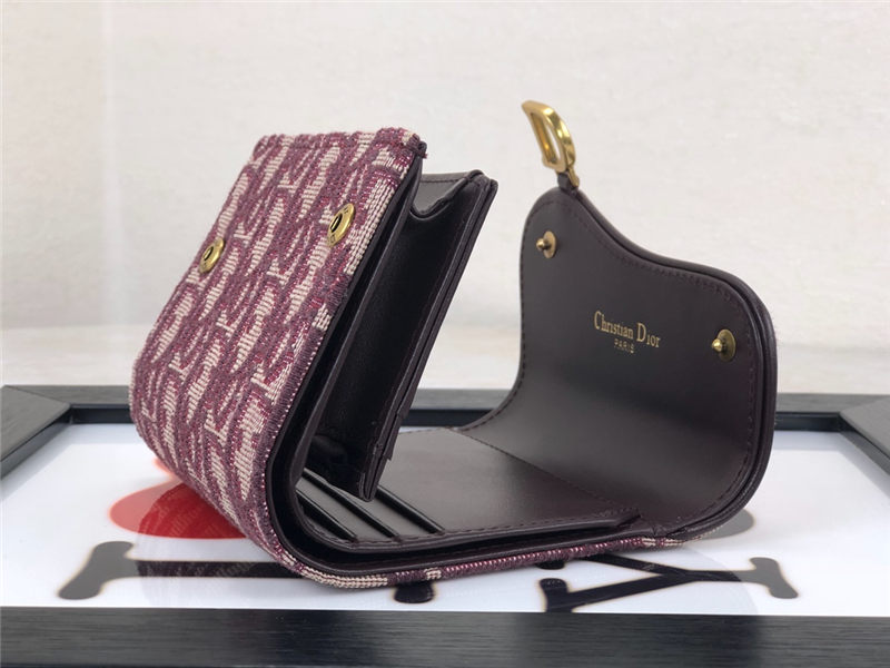 Dior SADDLE LOTUS WALLET High