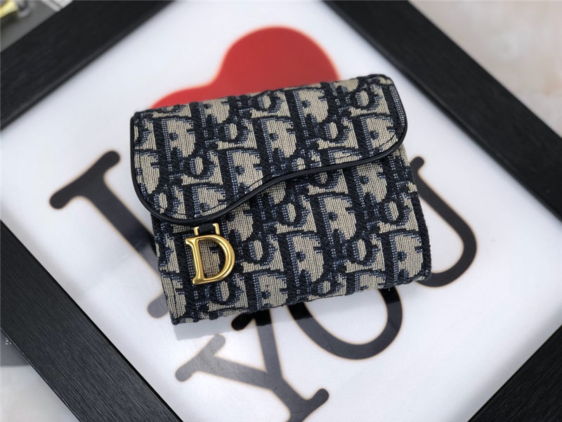 Dior SADDLE LOTUS WALLET High